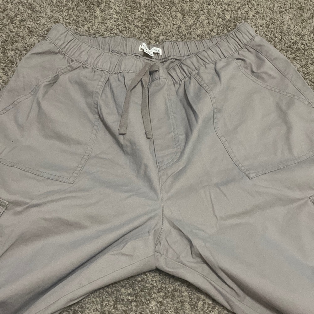 High waisted cargo pants